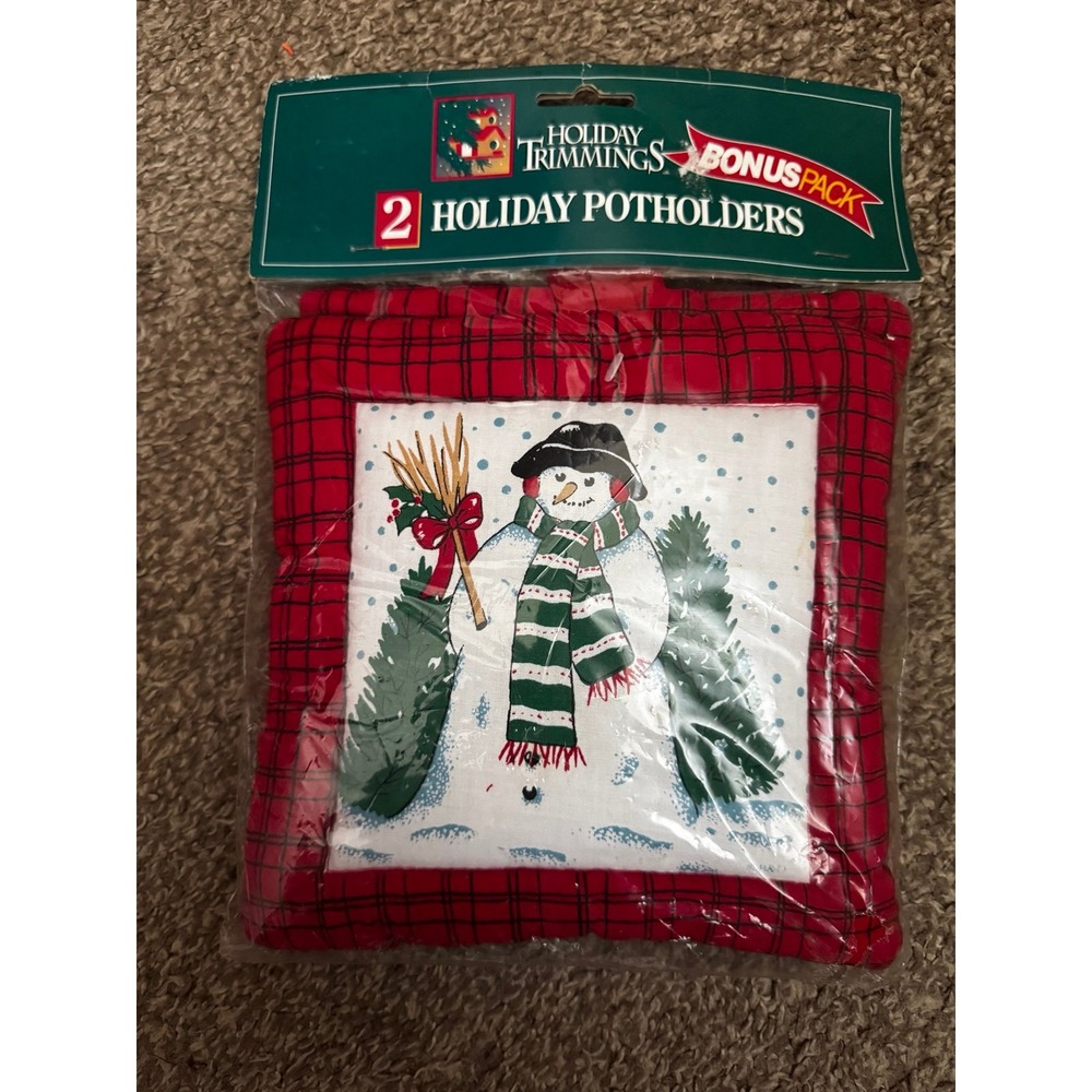 Vintage Christmas Potholders